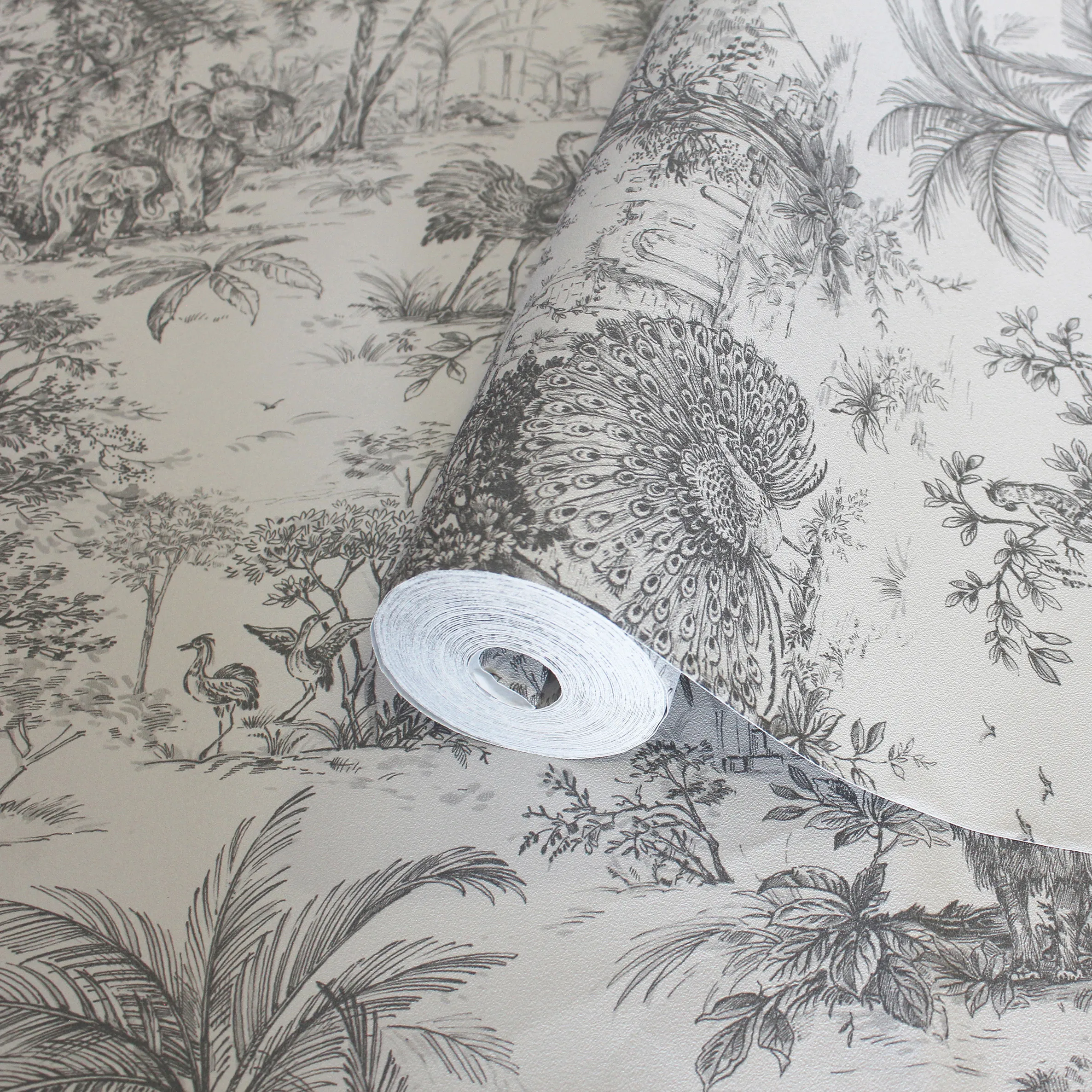 Gray Embossed Wallpaper – Understated Elegance (24207-3)